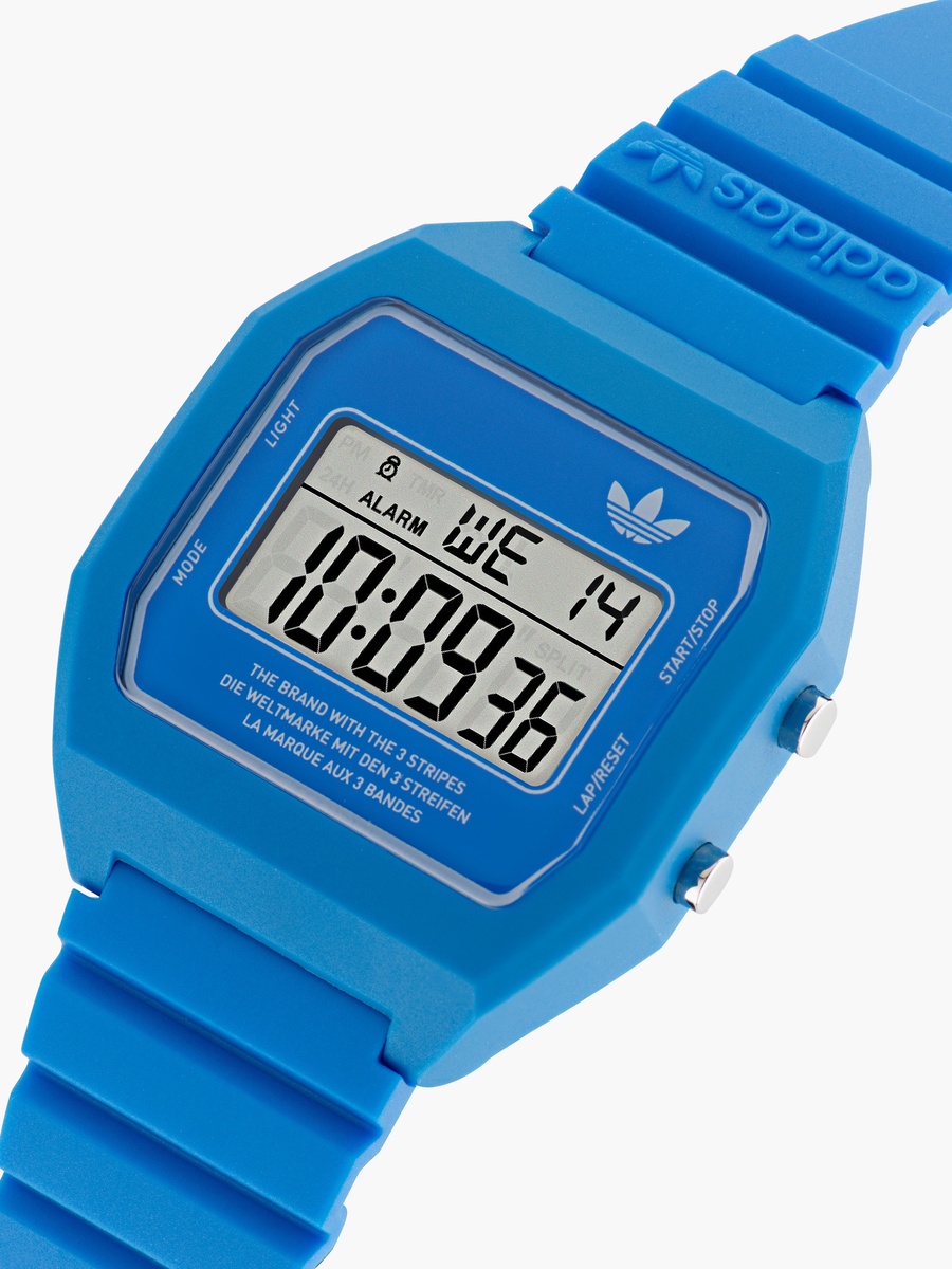 Blue Digital Silicone Strap Watch AOST23559 38 MM