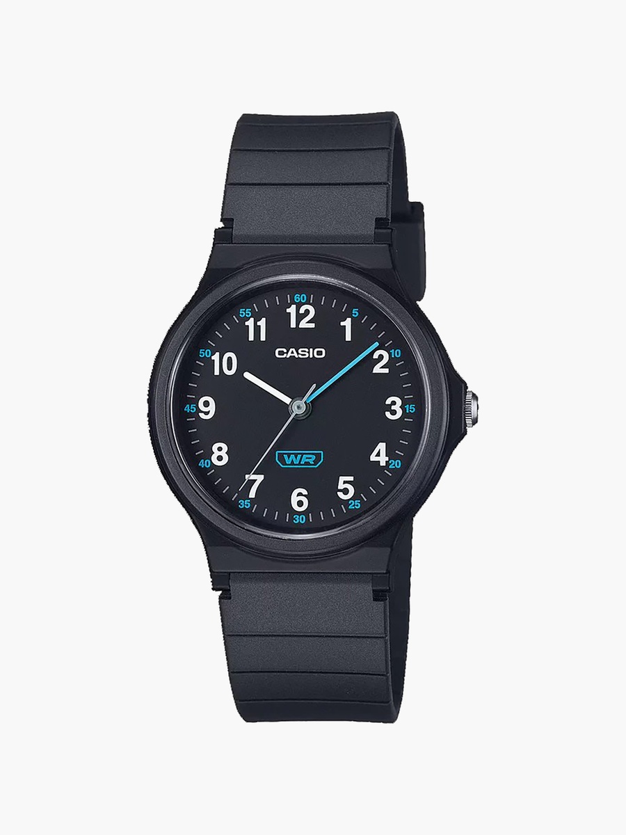 31 MM Black Analog Resin Watch LQ-24B-1BDF