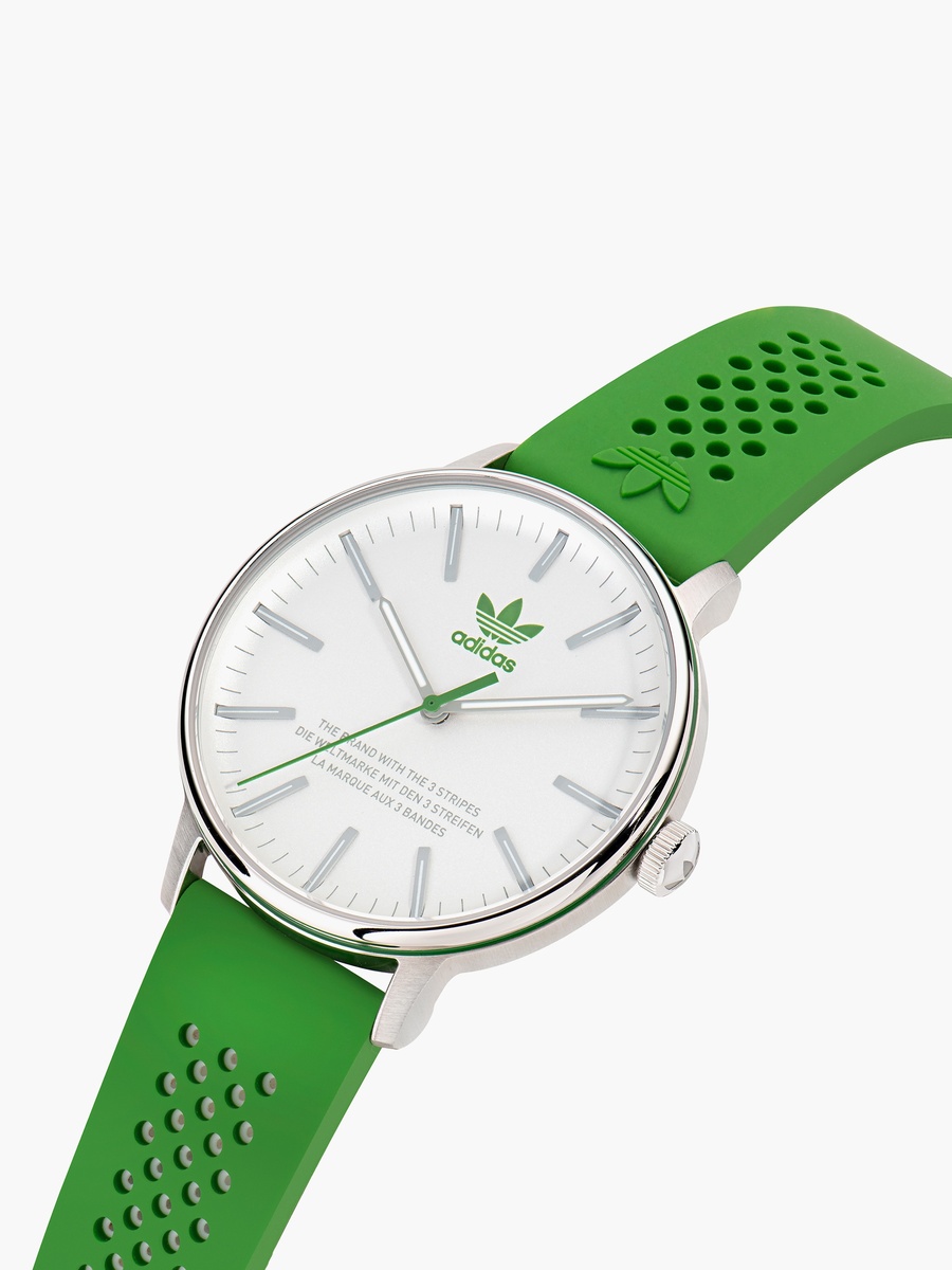 38 MM Green Analog Silicone Watch AOSY23023