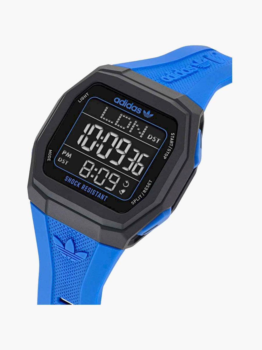 Blue Digital Plastic Strap Watch AOST24565