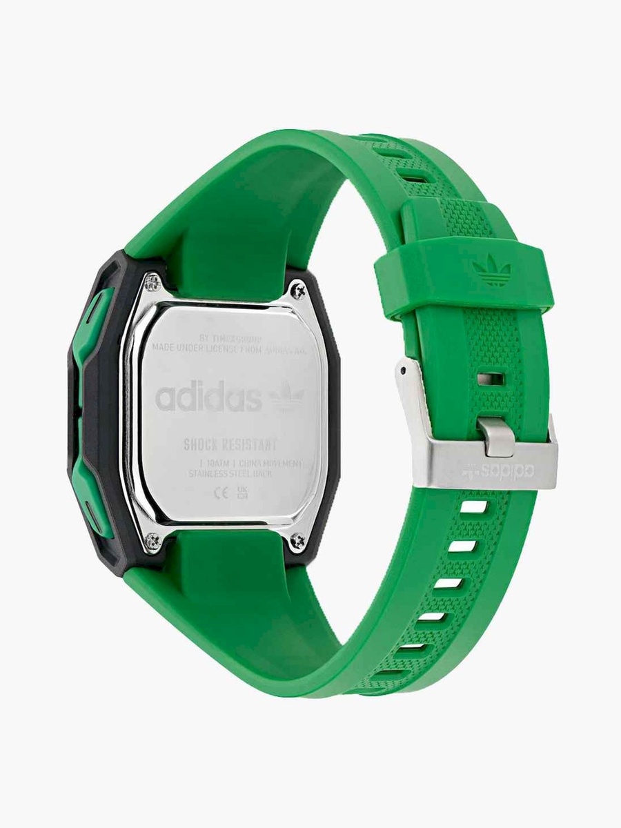 Green Digital Plastic Strap Watch AOST24566
