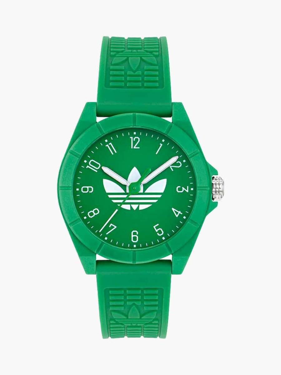 Green Analog Plastic Strap Watch AOST24572