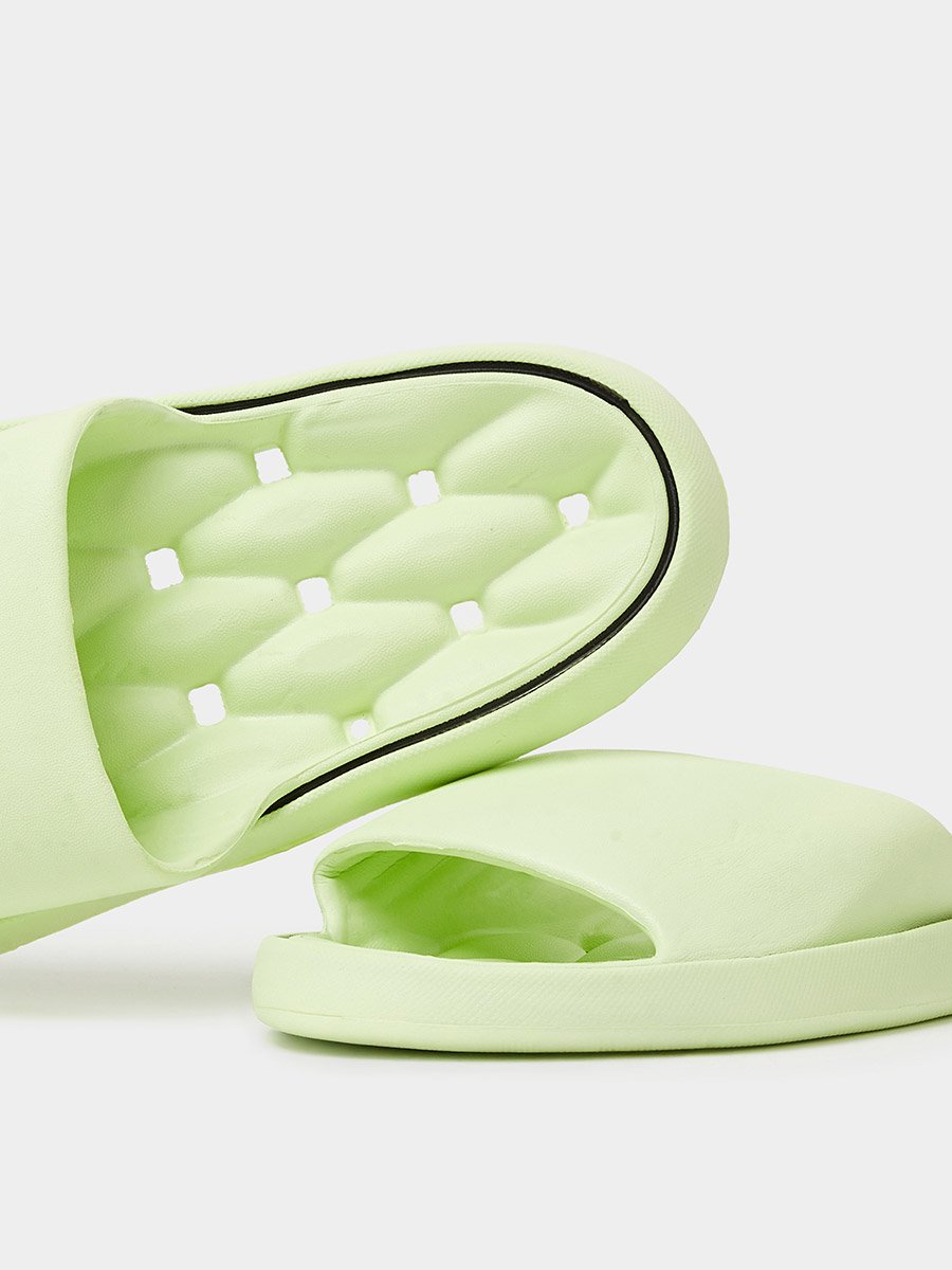 Green Contrast Edges Slides