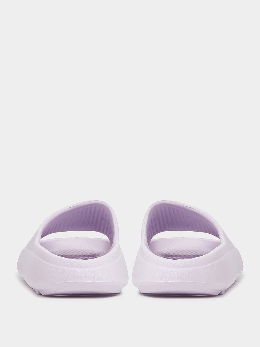 Purple Solid Comfort Slides