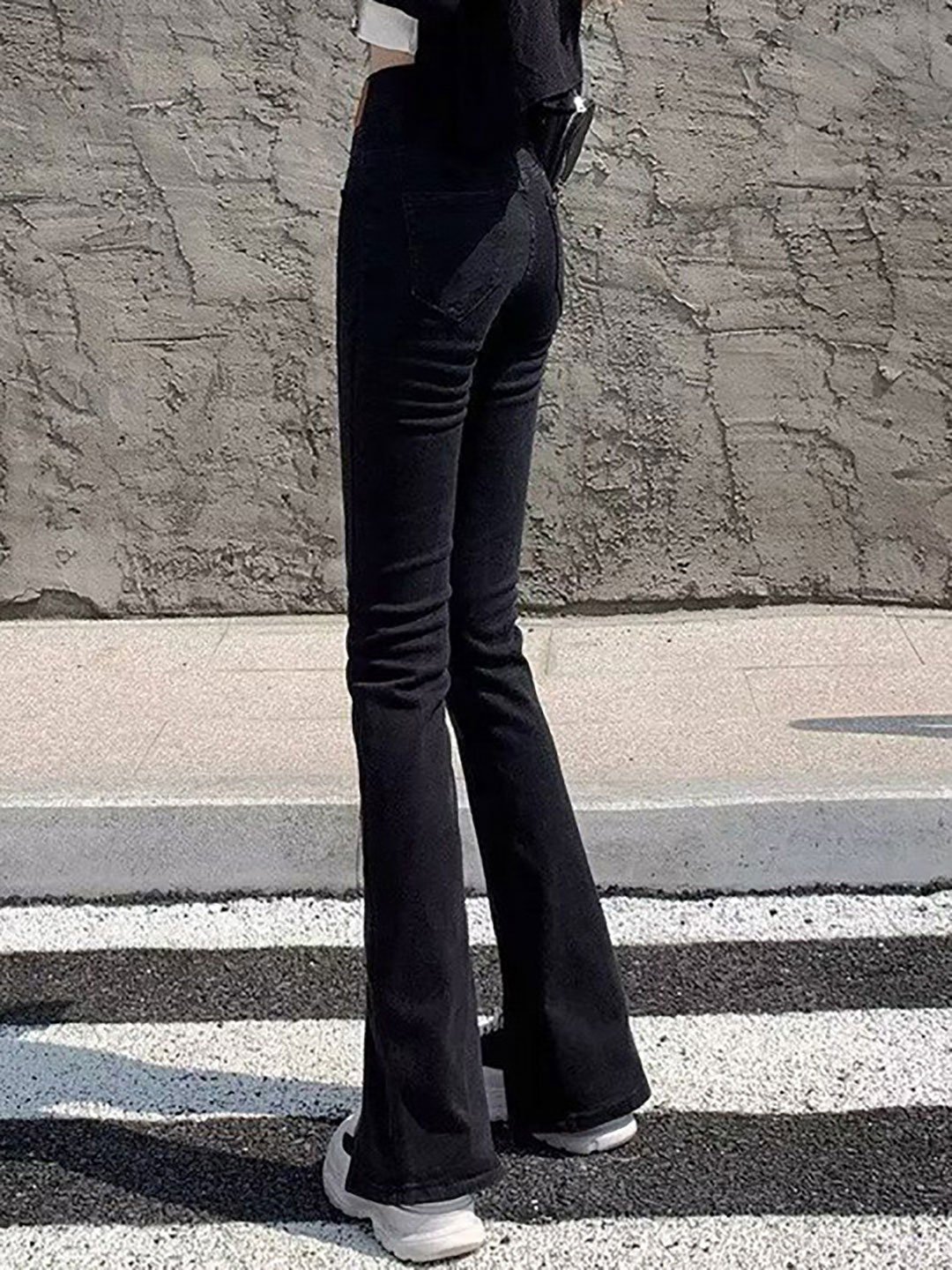 Black Slim Fit High Rise Jeans