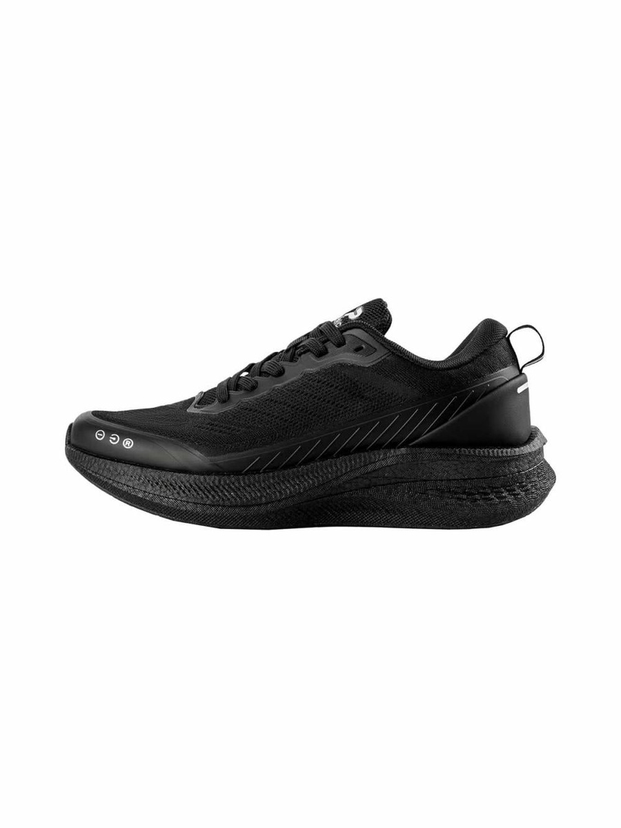 Black Lace-Up Lifestyle Shoes