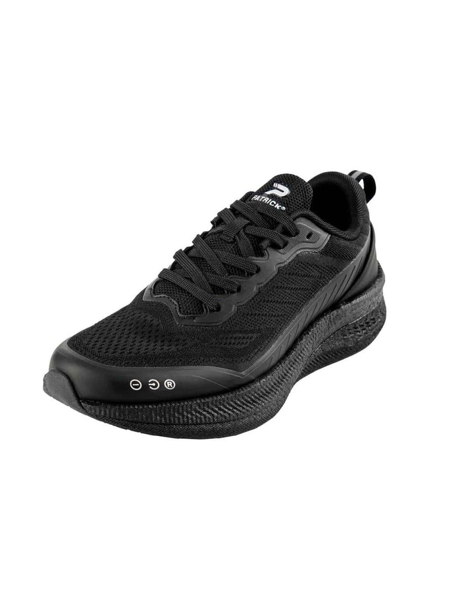 Black Lace-Up Lifestyle Shoes