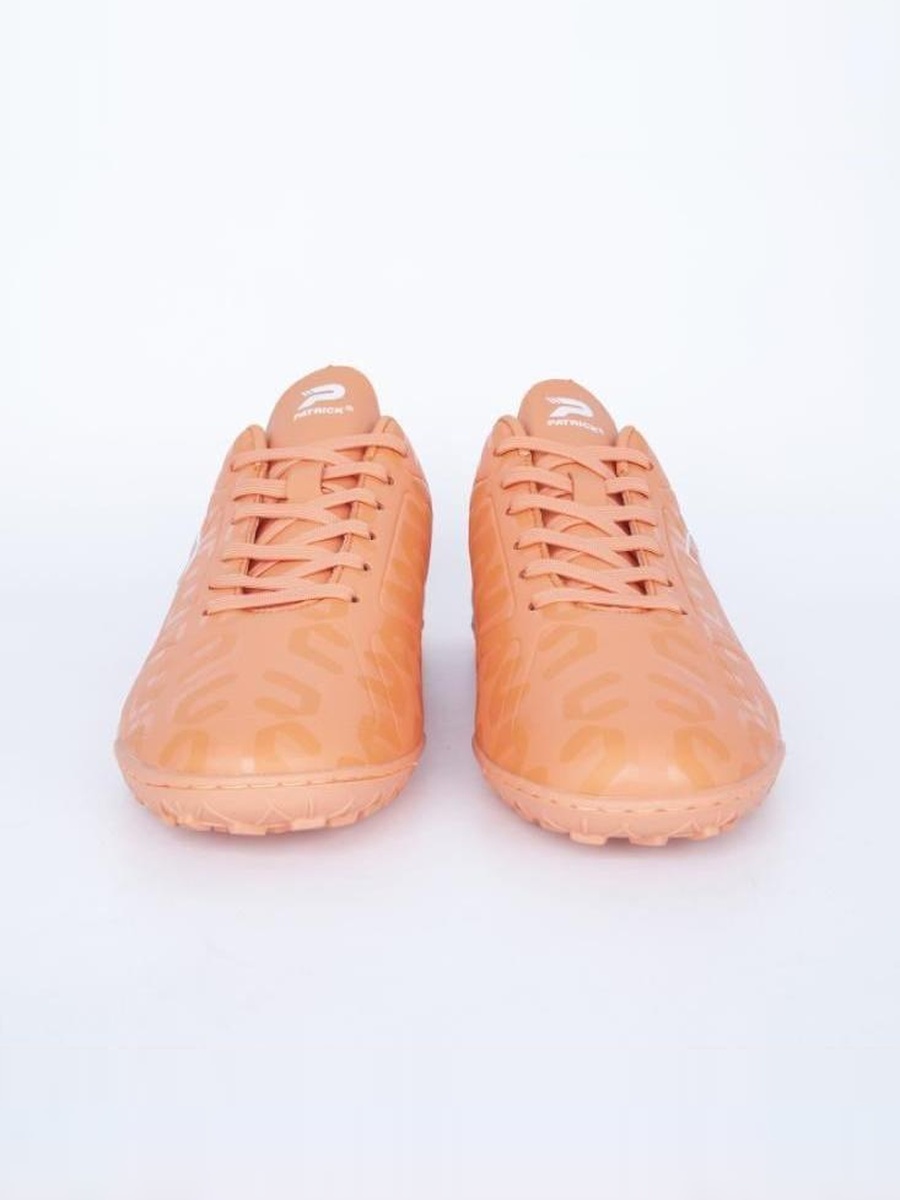 Orange Logo Detail Turf Soccer Shoes
