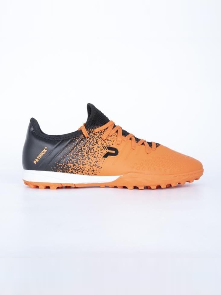 Orange Contrast Panel Turf Shoes