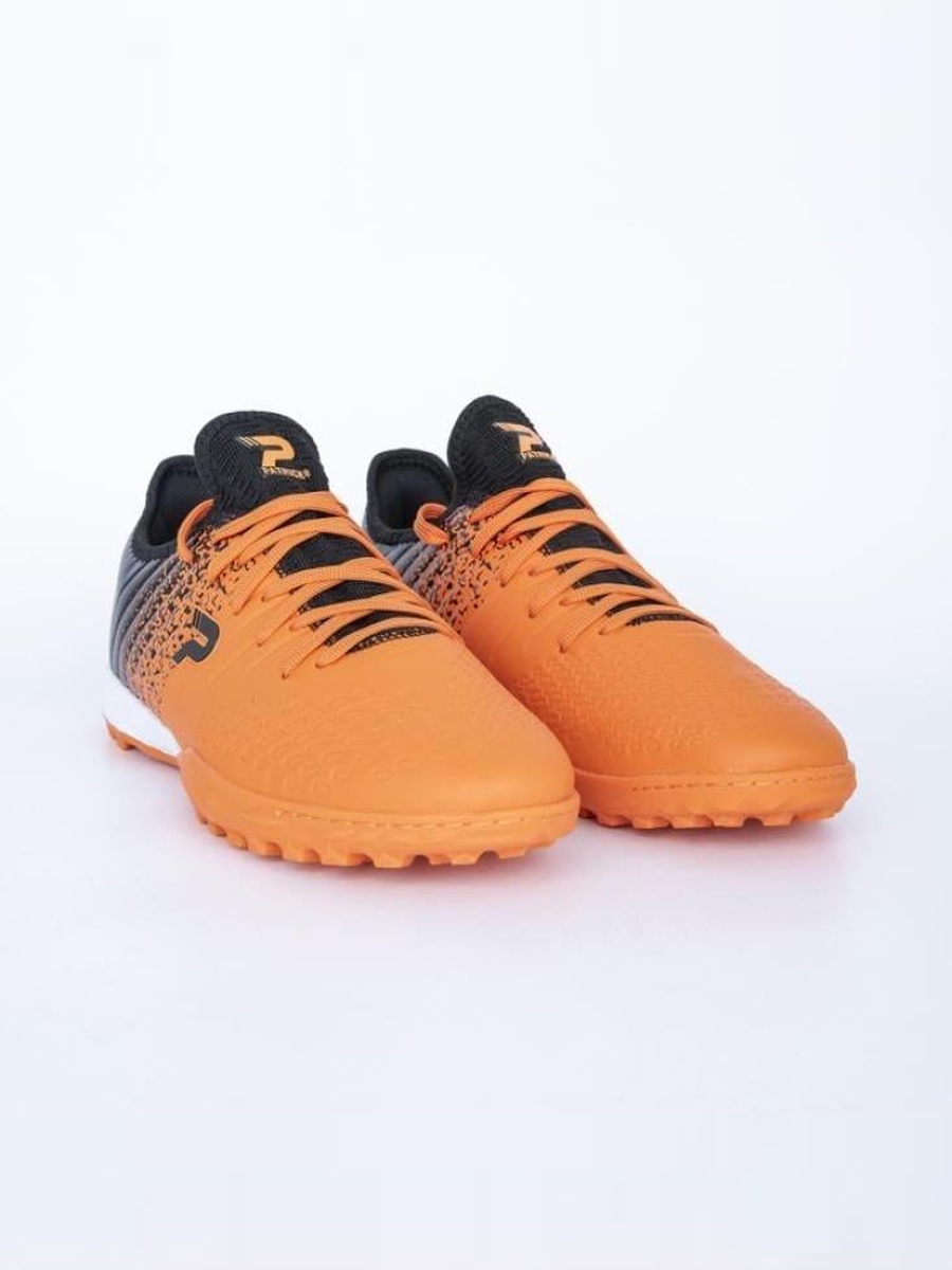 Orange Contrast Panel Turf Shoes