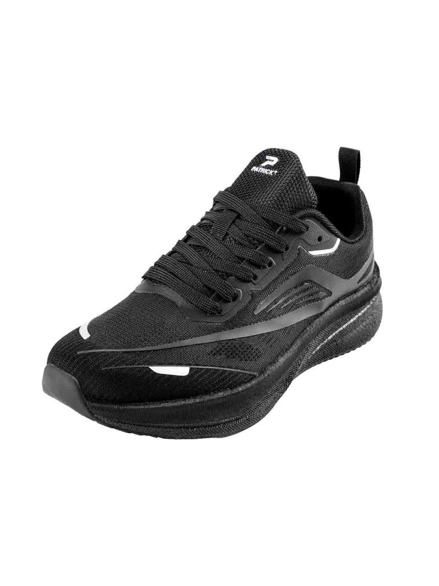 Black Logo Detail Lace Up Shoes