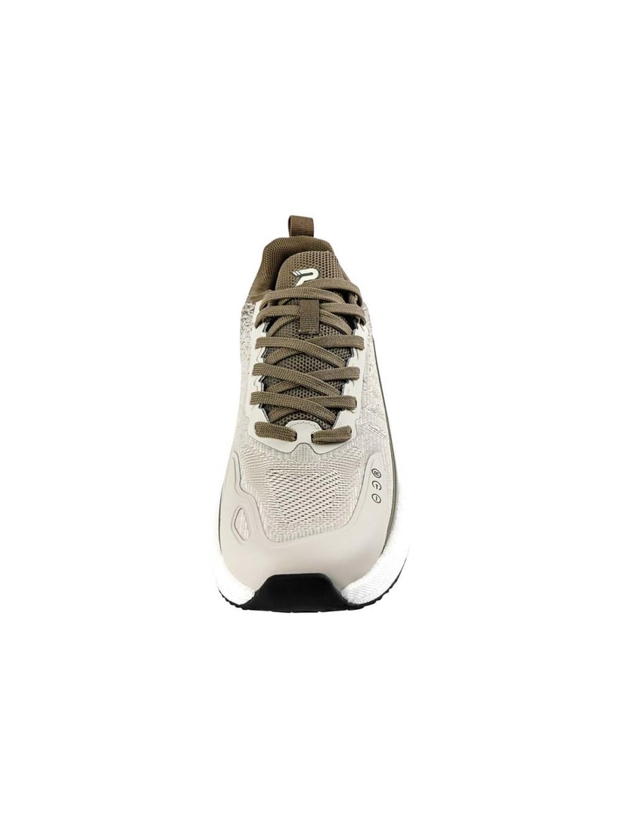 Brown Panelled Sports Shoes
