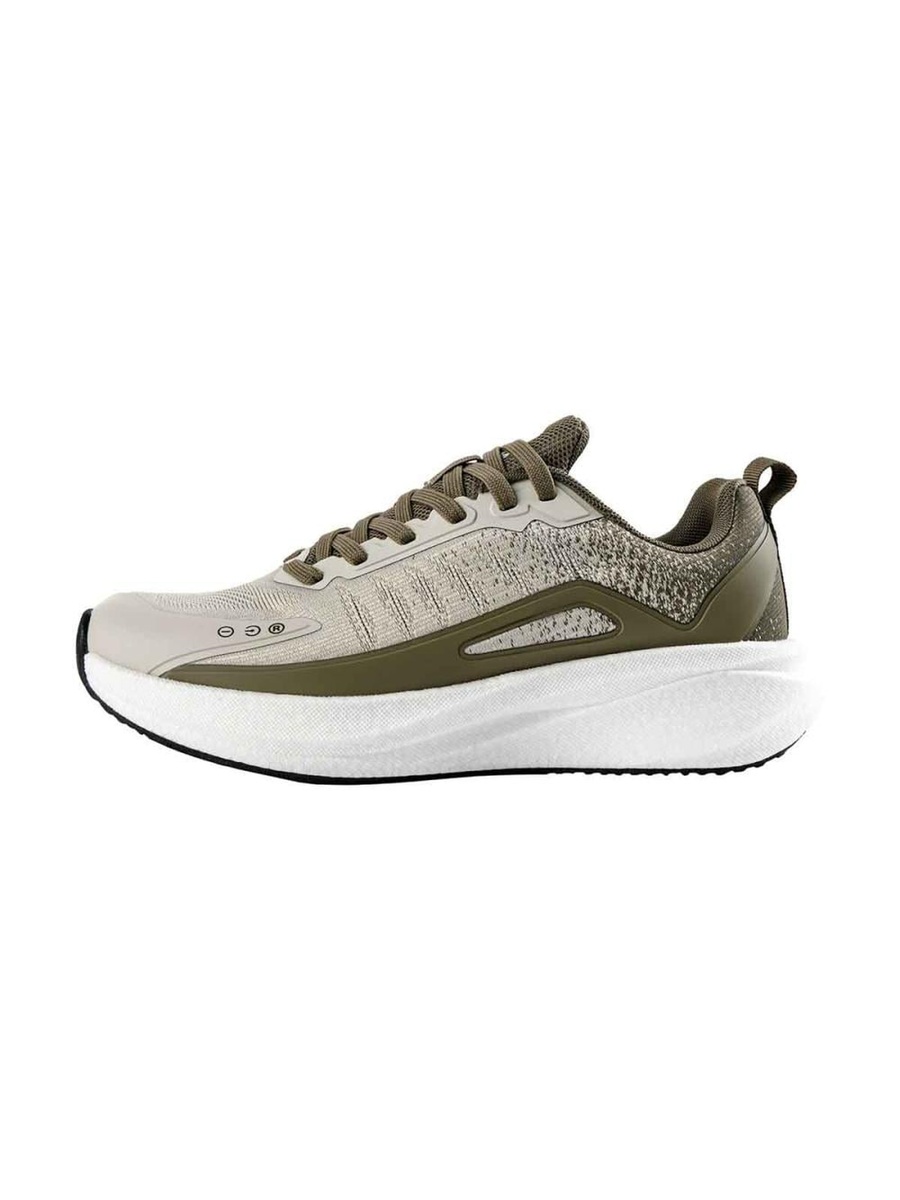 Brown Panelled Sports Shoes