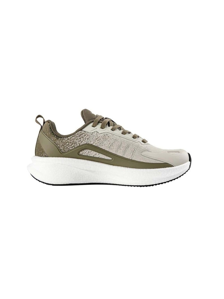 Brown Panelled Sports Shoes