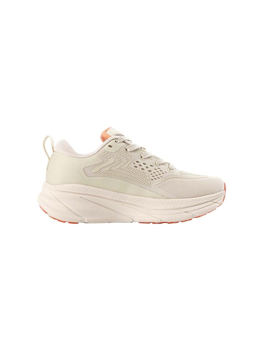 Beige Lace-Up Running Sneakers