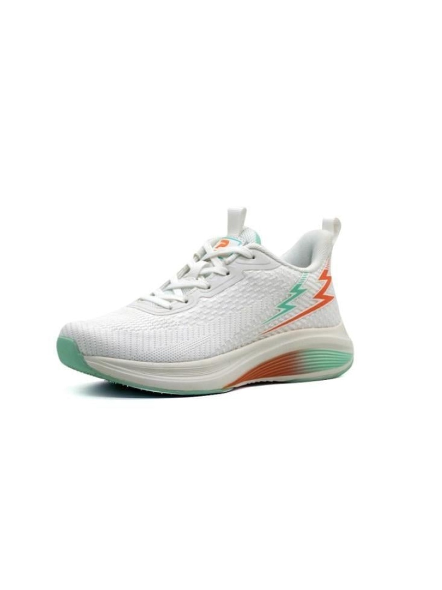 White Mesh Running Sneakers