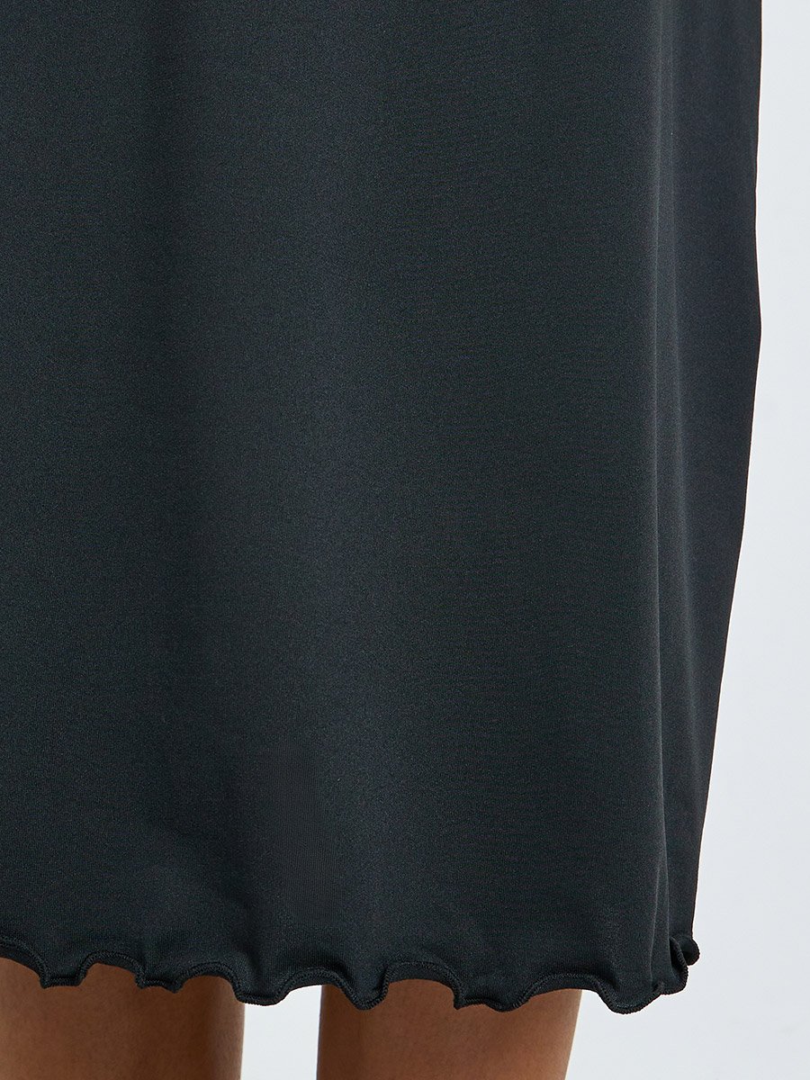 Pack of 2 - Lettuce Hem Basic Slip Dress