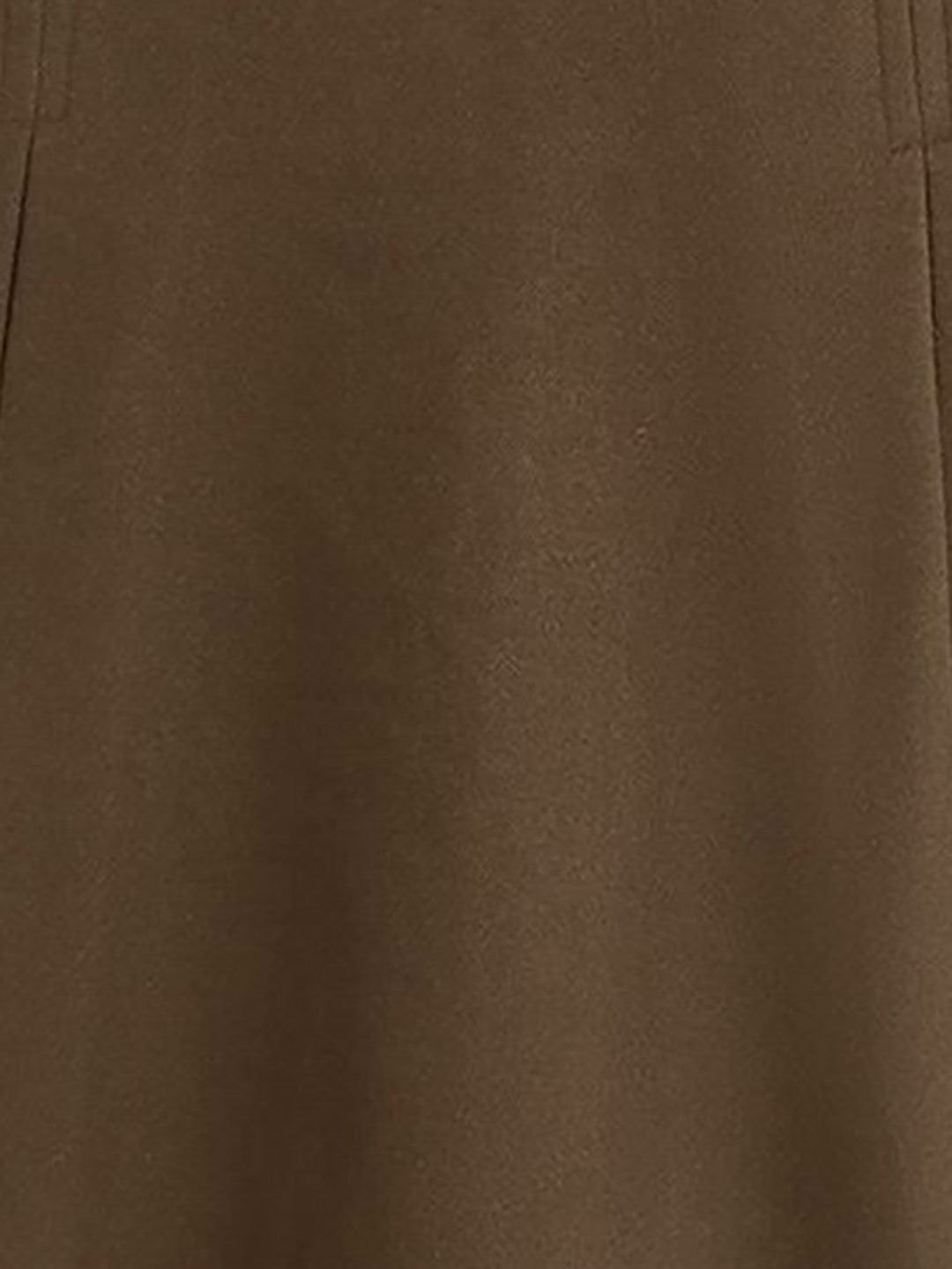 Brown Pure Cotton A-Line Above Knee Skirts
