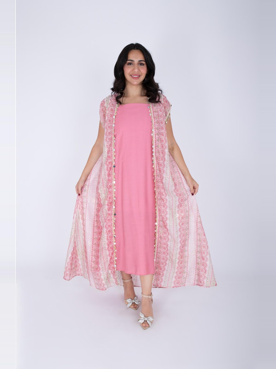 Modern Sleeveless Arabisque Jalabiya