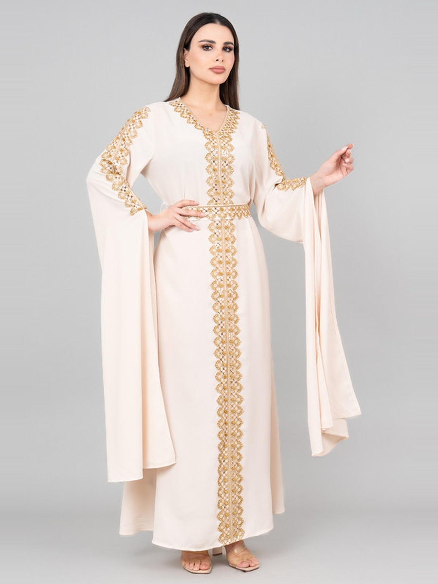 Royal Luxe Belted Kaftan