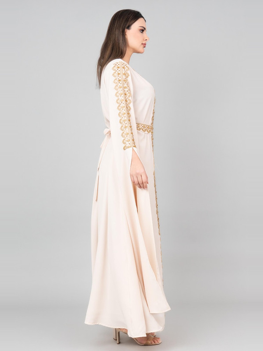 Royal Luxe Belted Kaftan
