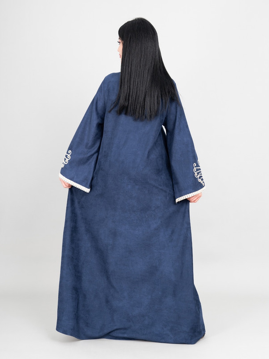 Embroidered Winter Straight Cut Jalabiya
