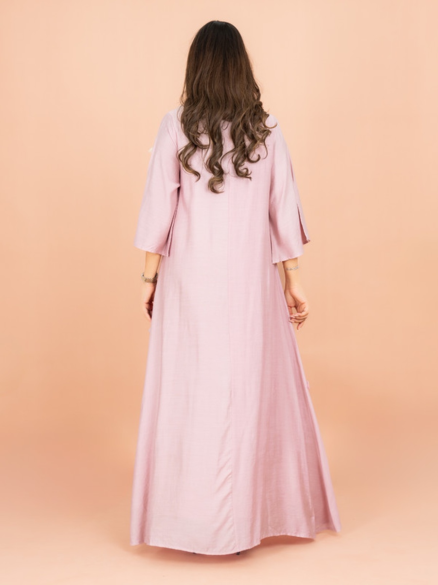 3D Flower Applique Modern Jalabiya