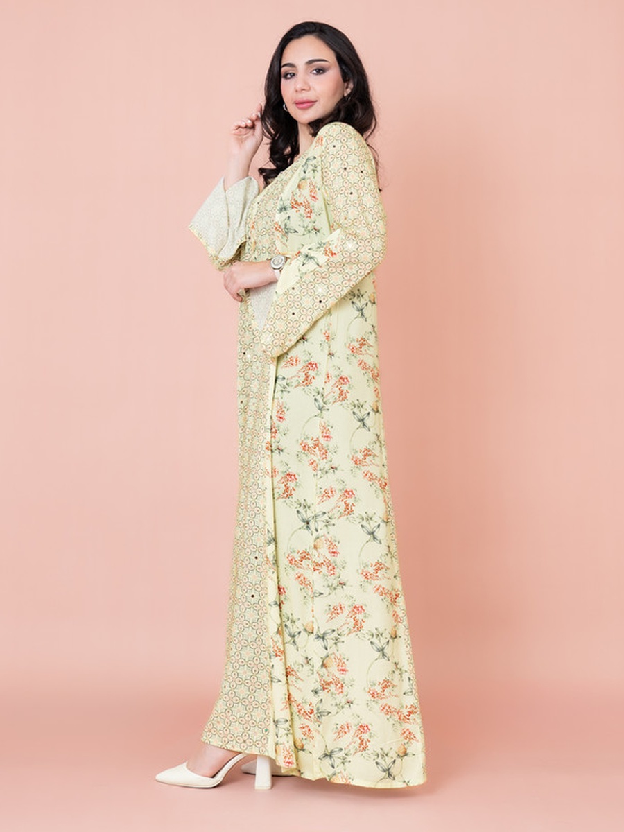 Floral Patterns Modern Jalabiya