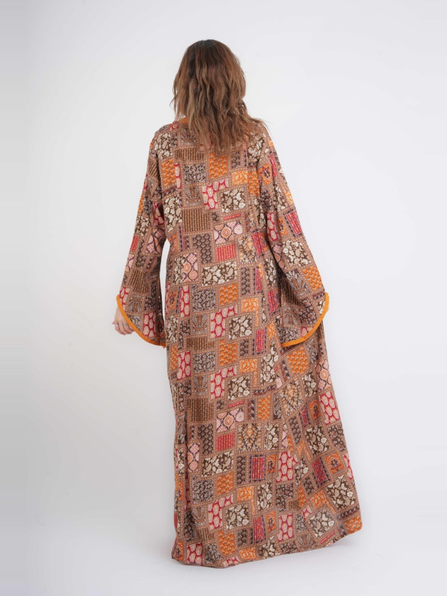 Printed Bloom Luxe Jalabiya