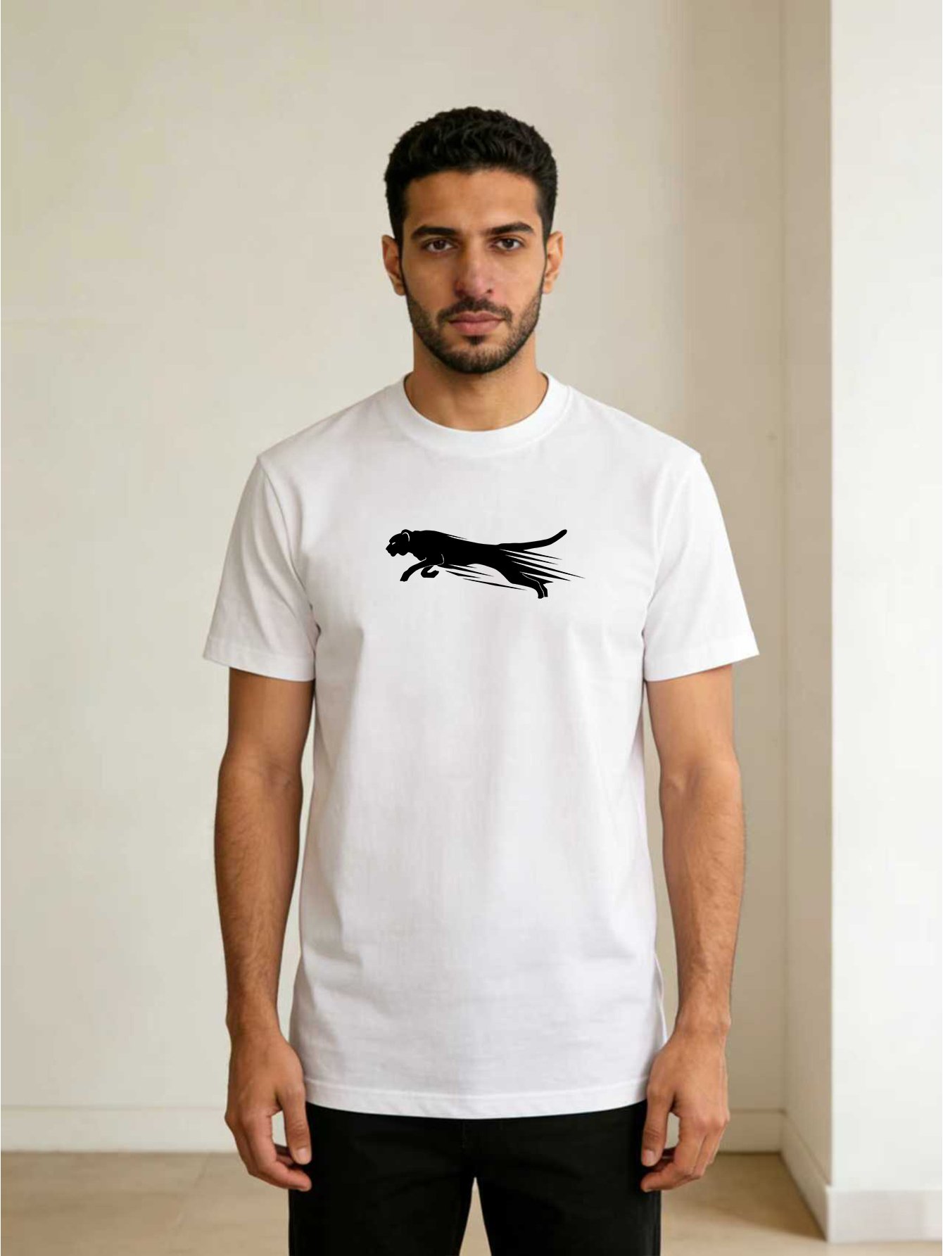 Men Graphic Print Crew Neck T-Shirt