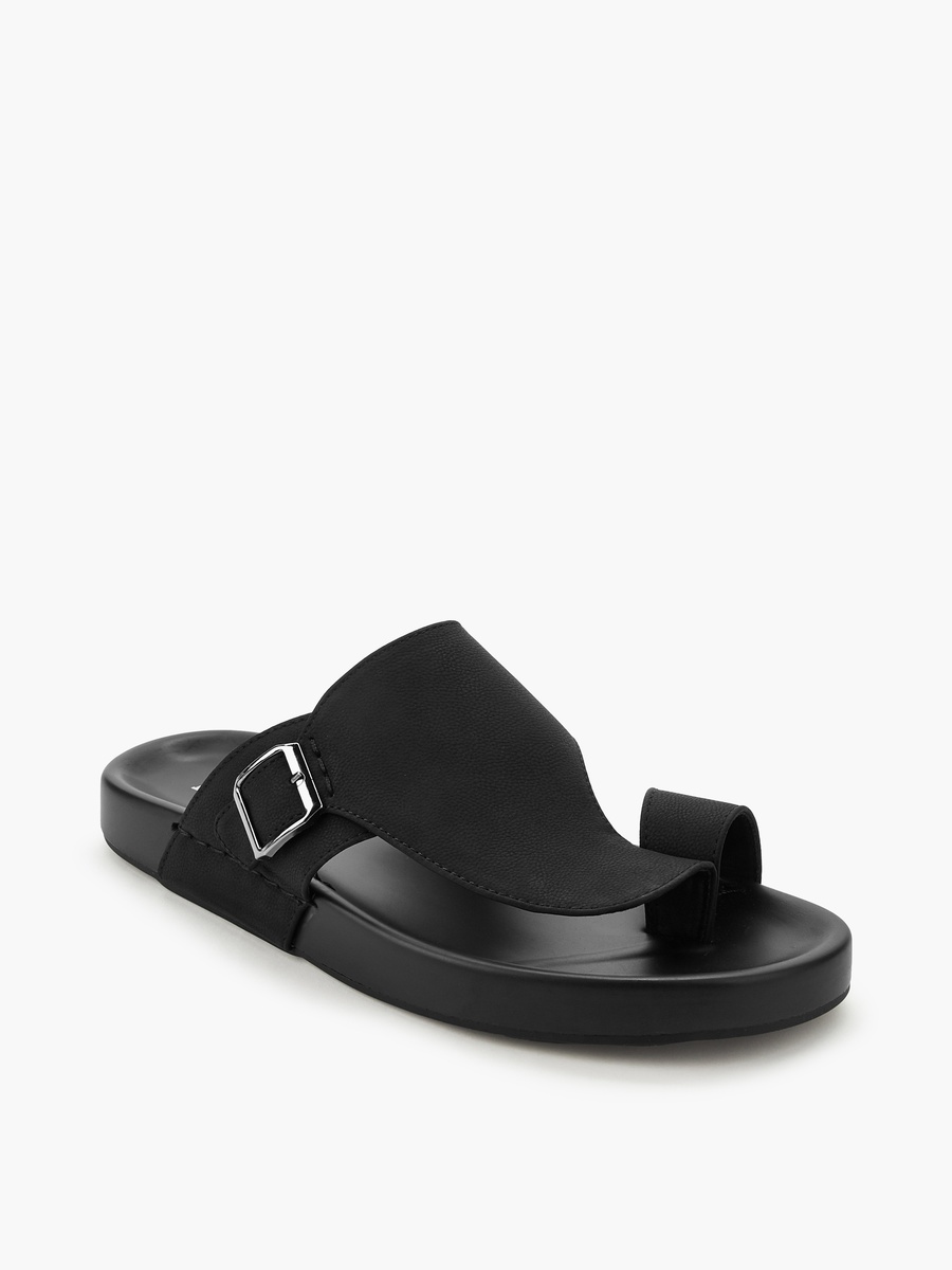 Men Buckle Detail Comfort Sandals