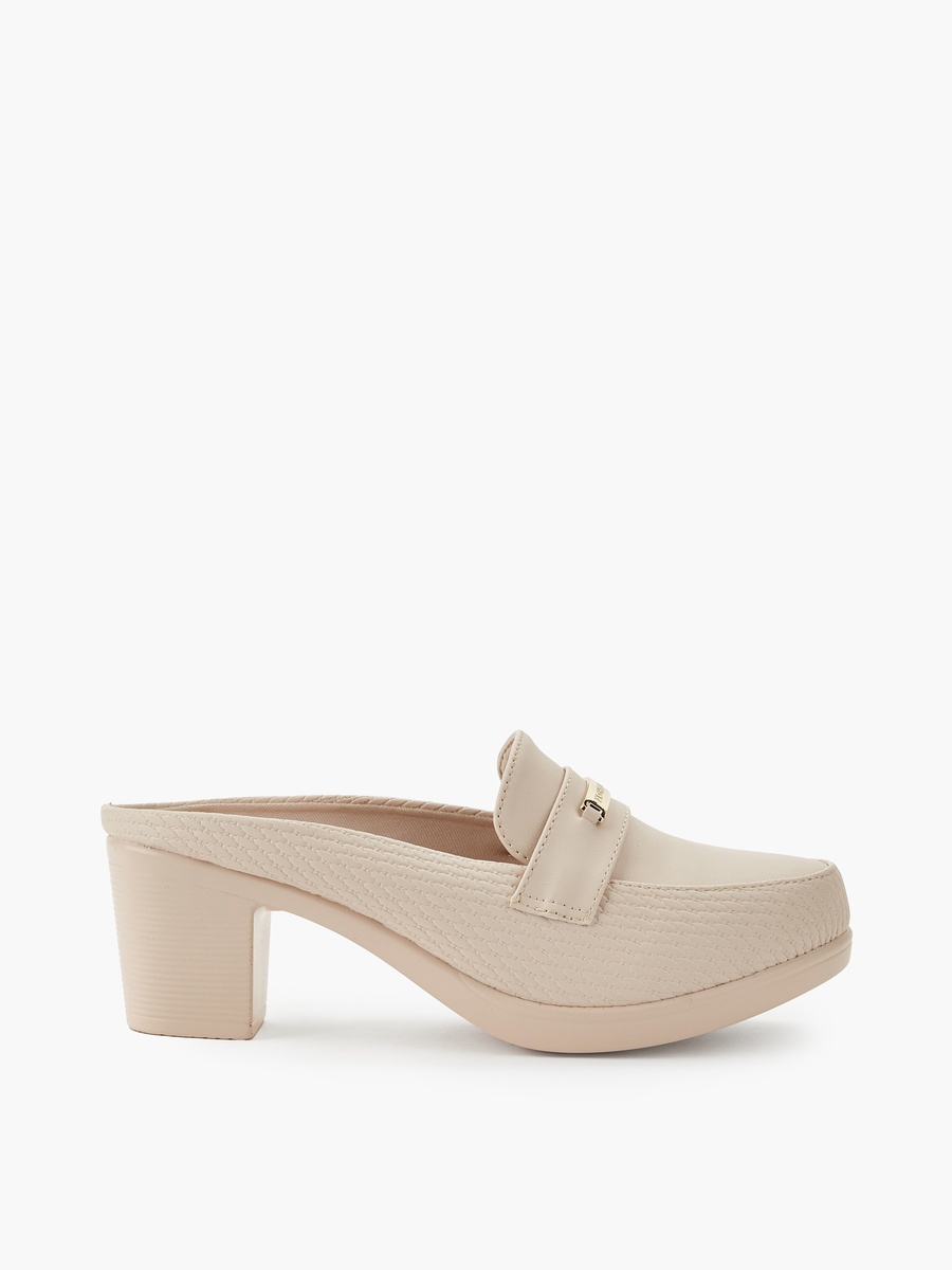 Women Block Heel Mules