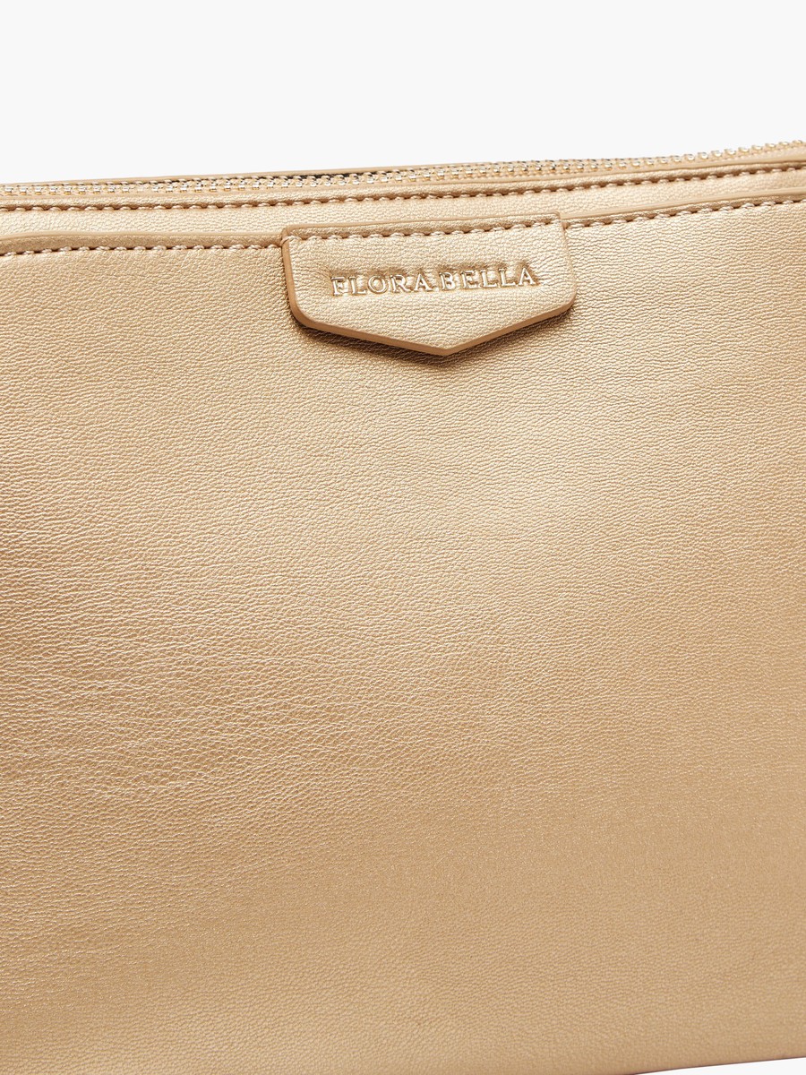 Solid Crossbody Bag with Detachable Strap