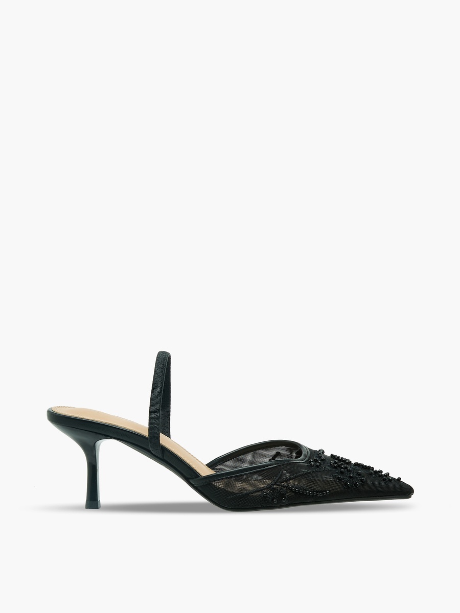 Women Embellished Flared Heel Shoes