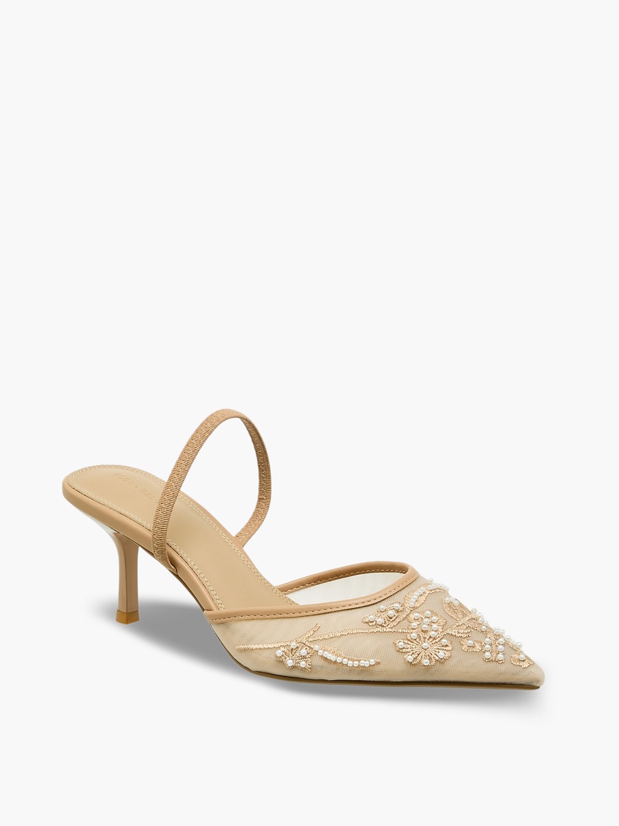Women Embellished Flared Heel Shoes