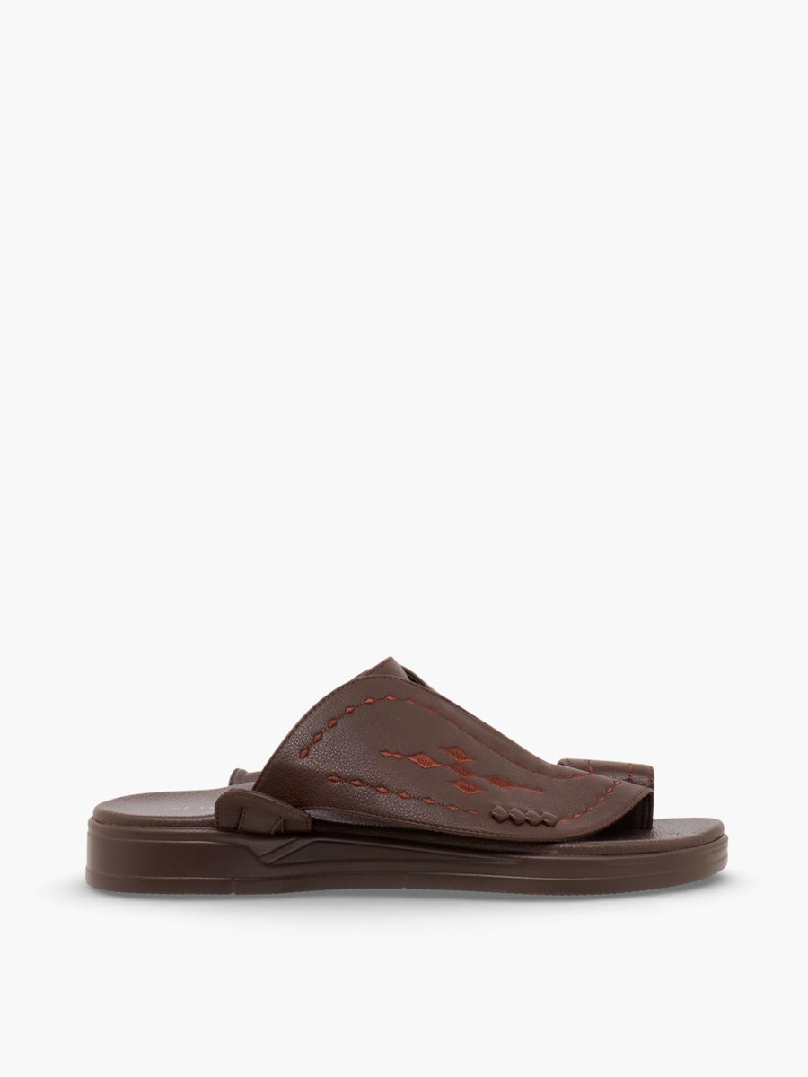 Men Toe Loop Detail Arabic Sandals