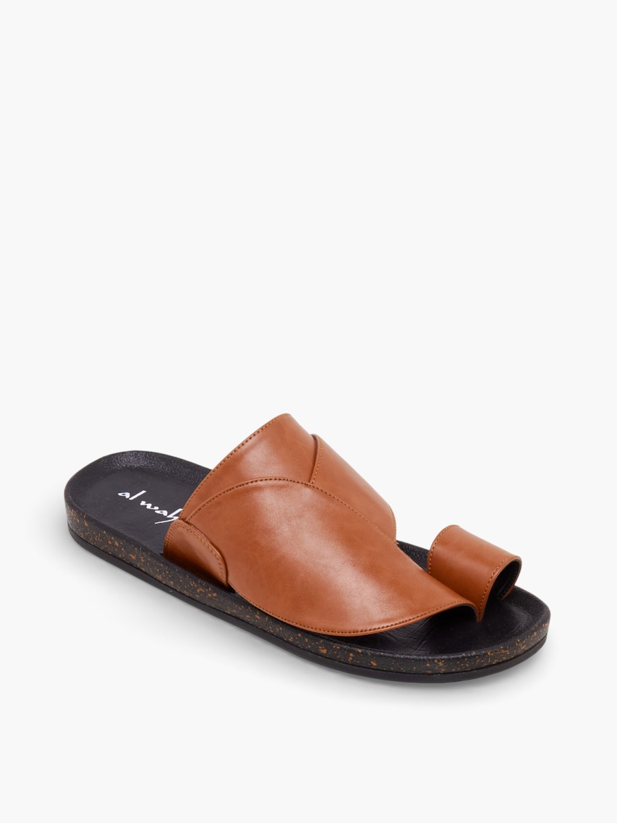 Men Toe Loop Detail Arabic Sandals