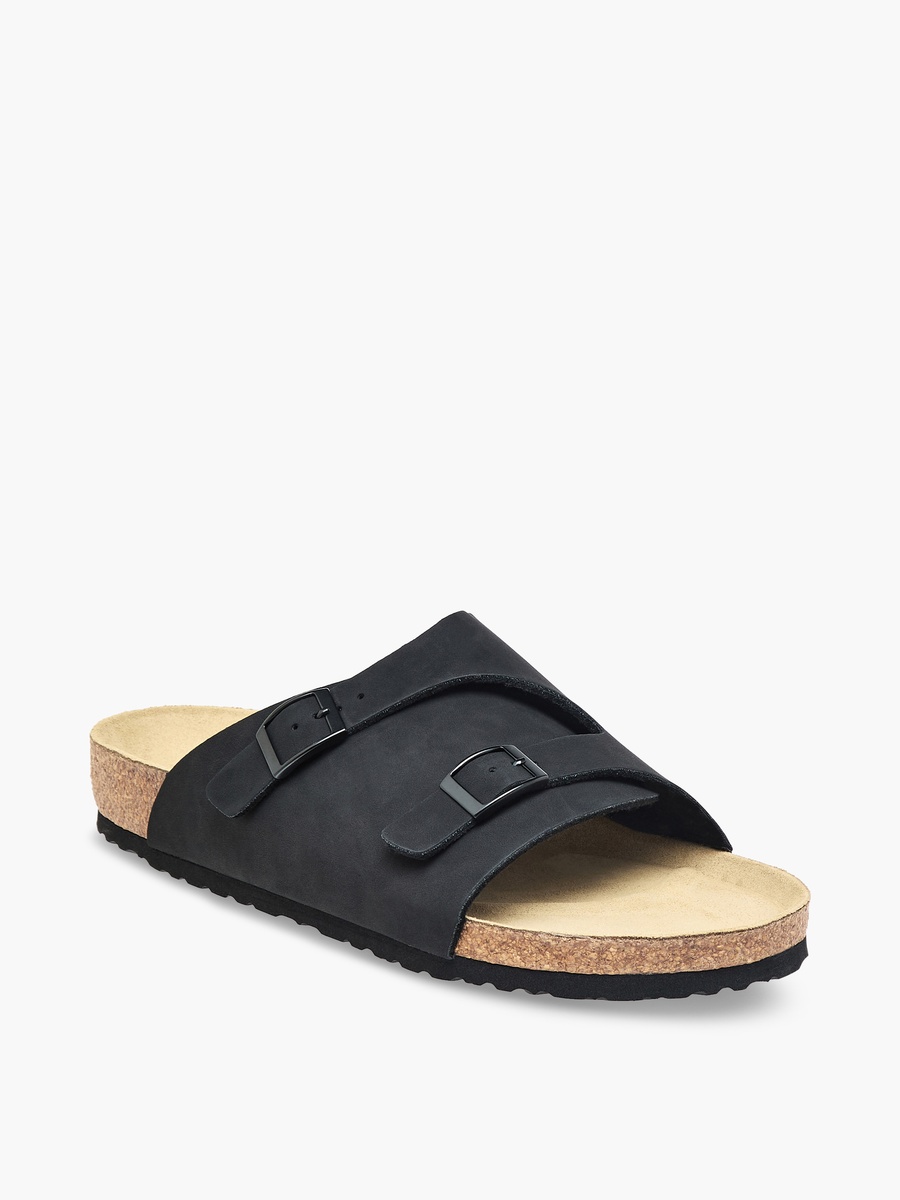 Men Buckle Detail Comfort Sandals