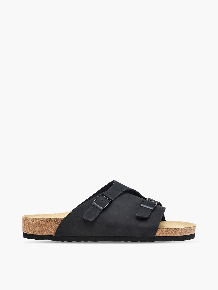 Men Buckle Detail Comfort Sandals