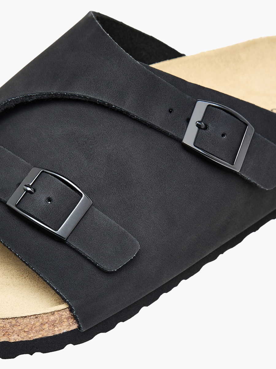 Men Buckle Detail Comfort Sandals