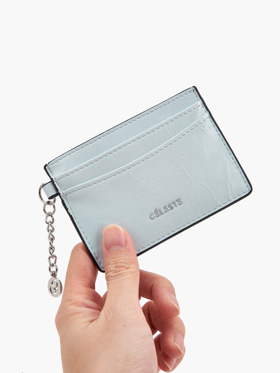 Solid Card Holder with Charm