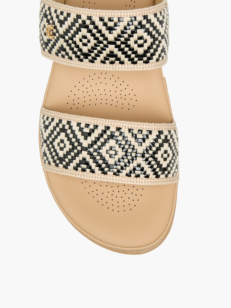 Women Embellished Raffia Sandals