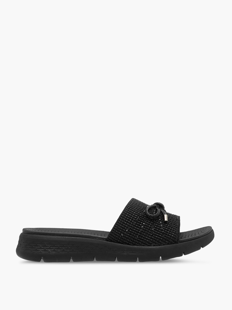 Women Bow Embellished Flyknit Sandals