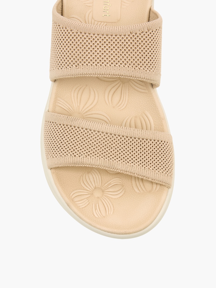 Women Textured Flyknit Sandals