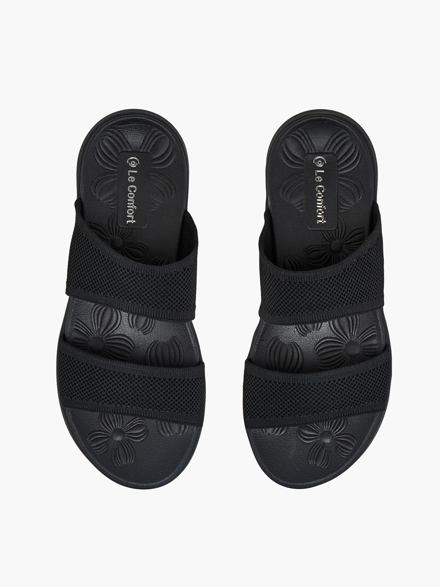 Women Textured Flyknit Sandals