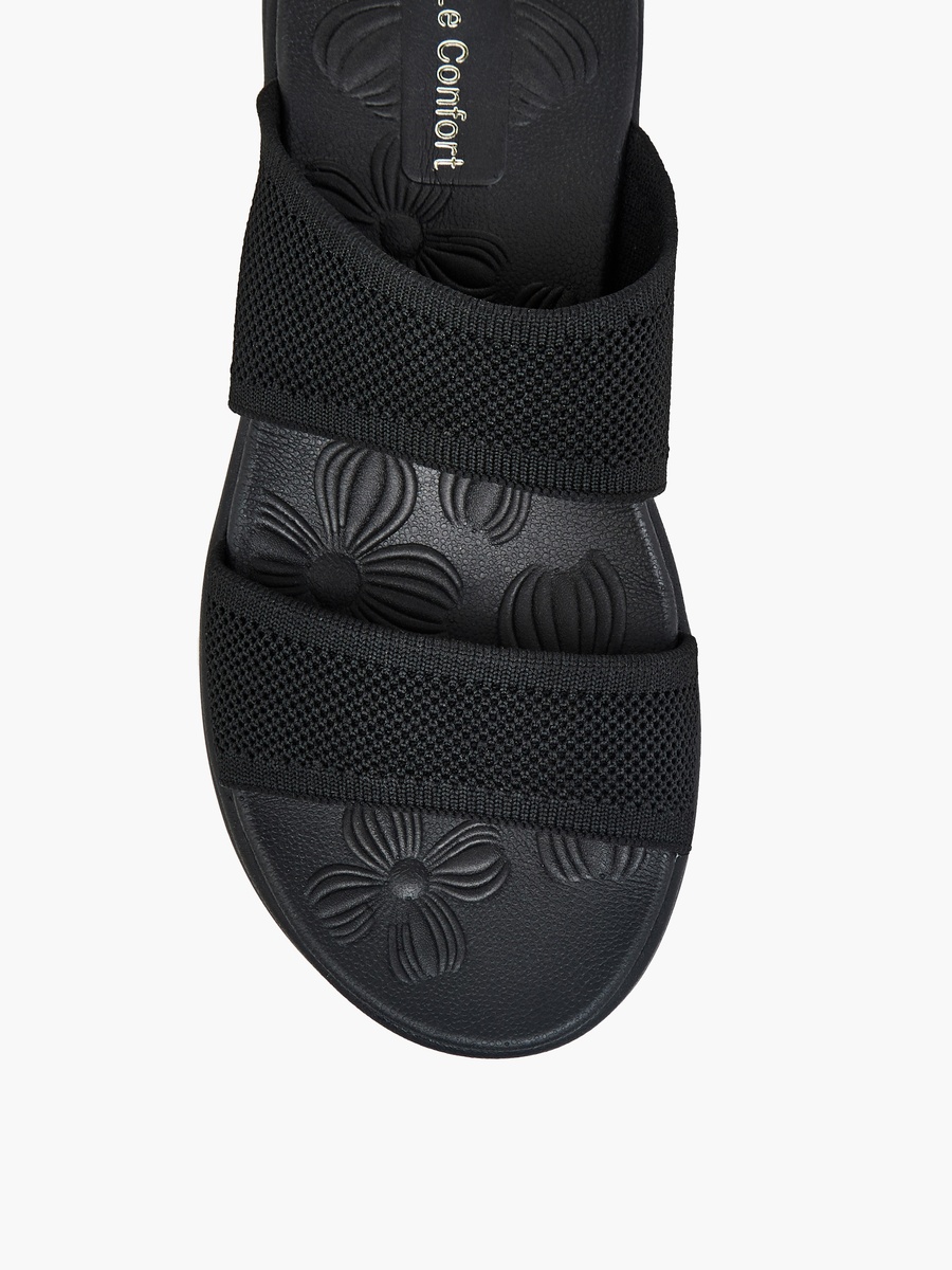 Women Textured Flyknit Sandals