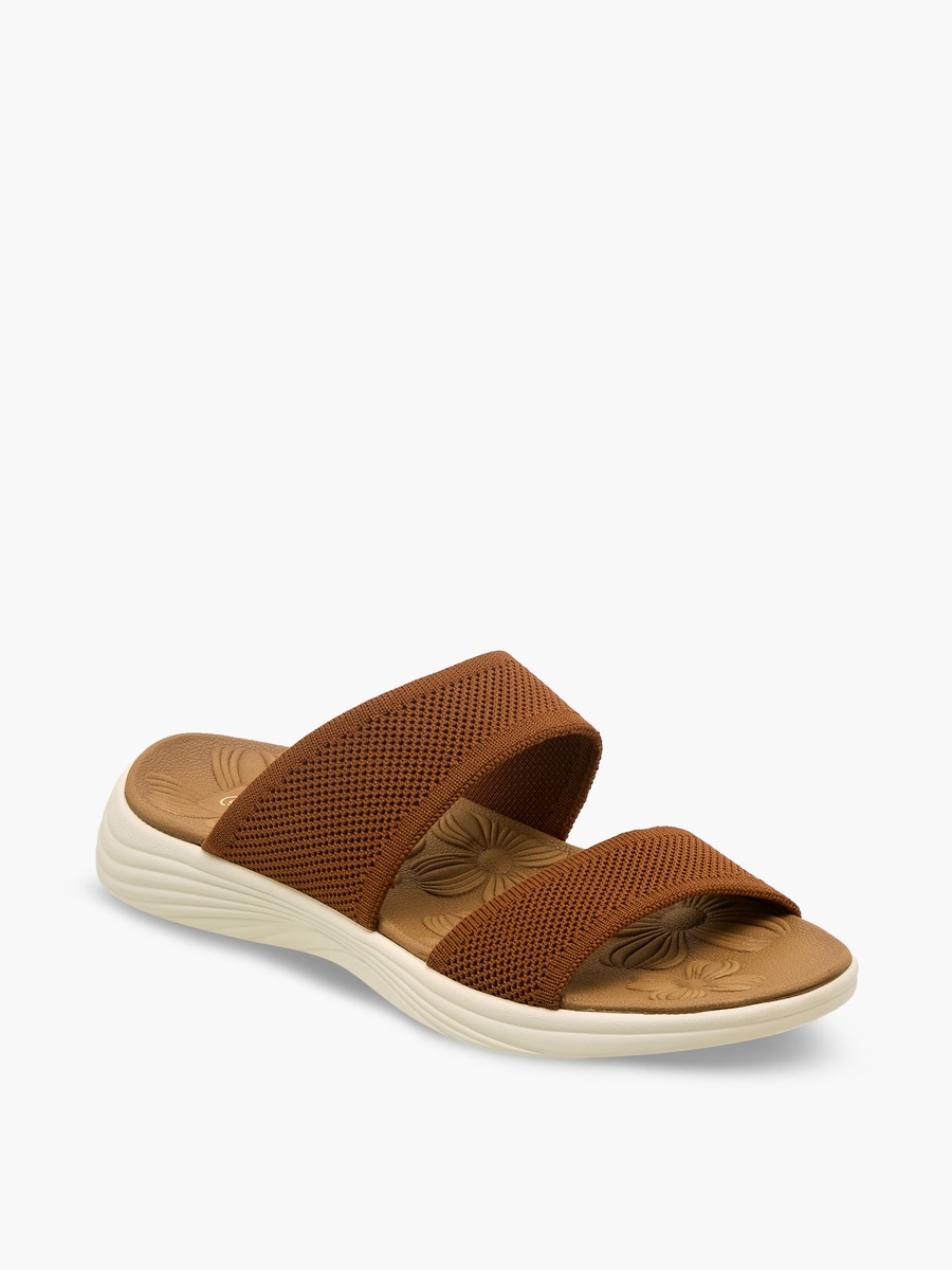 Women Textured Flyknit Sandals