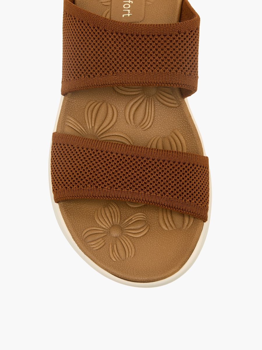 Women Textured Flyknit Sandals