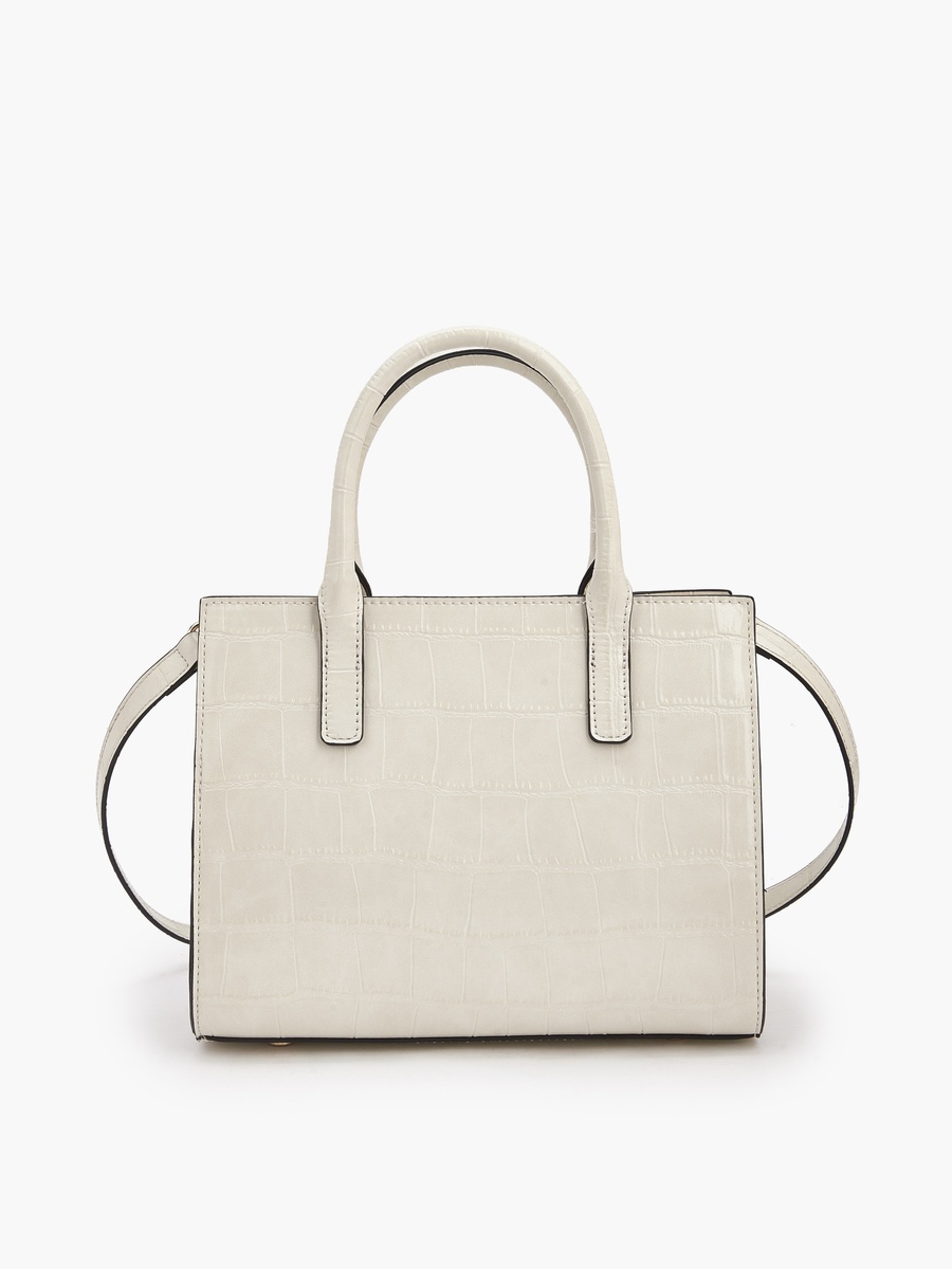 Textured Tote Bag with Double Handle
