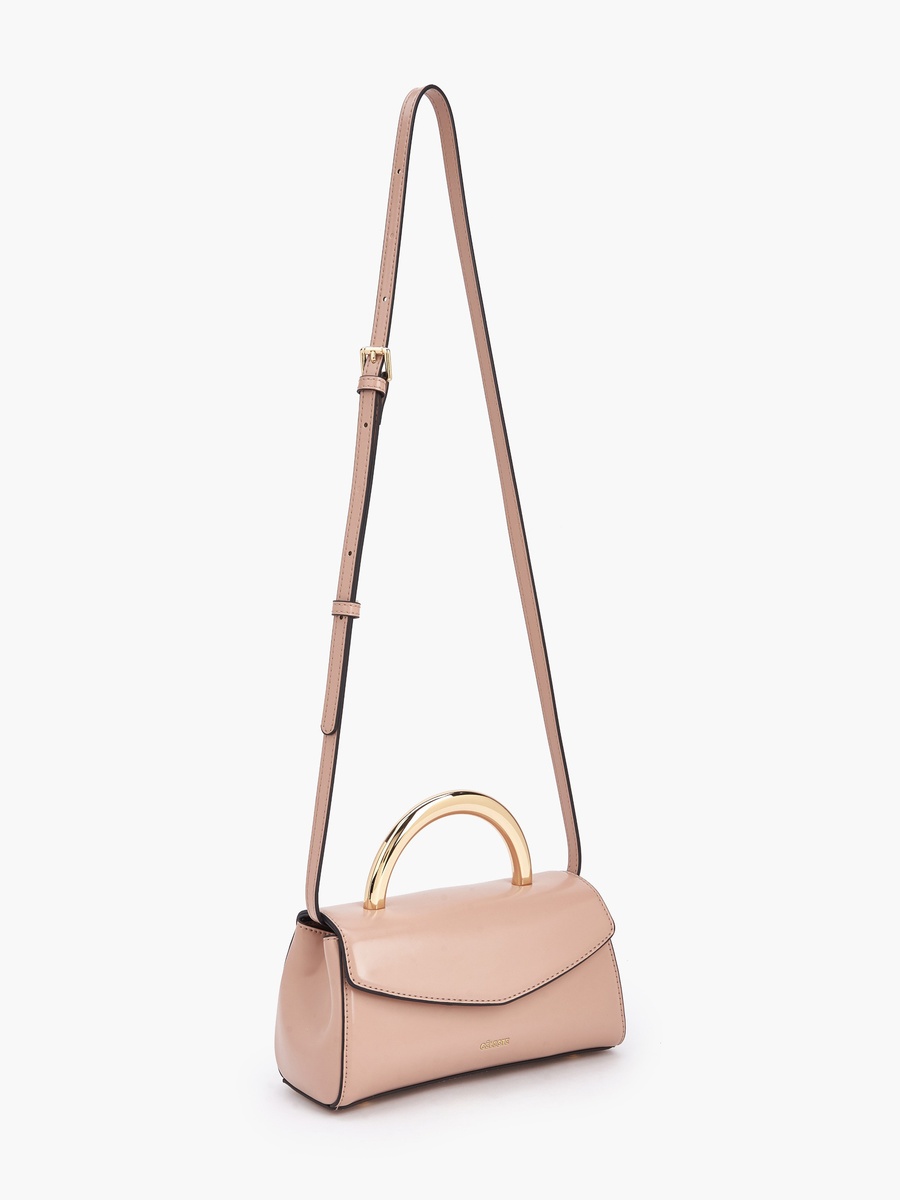 Solid Satchel Bag with Grab Handle